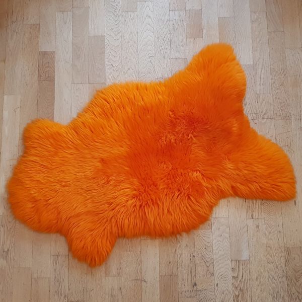 Schaffell Öko Orange
